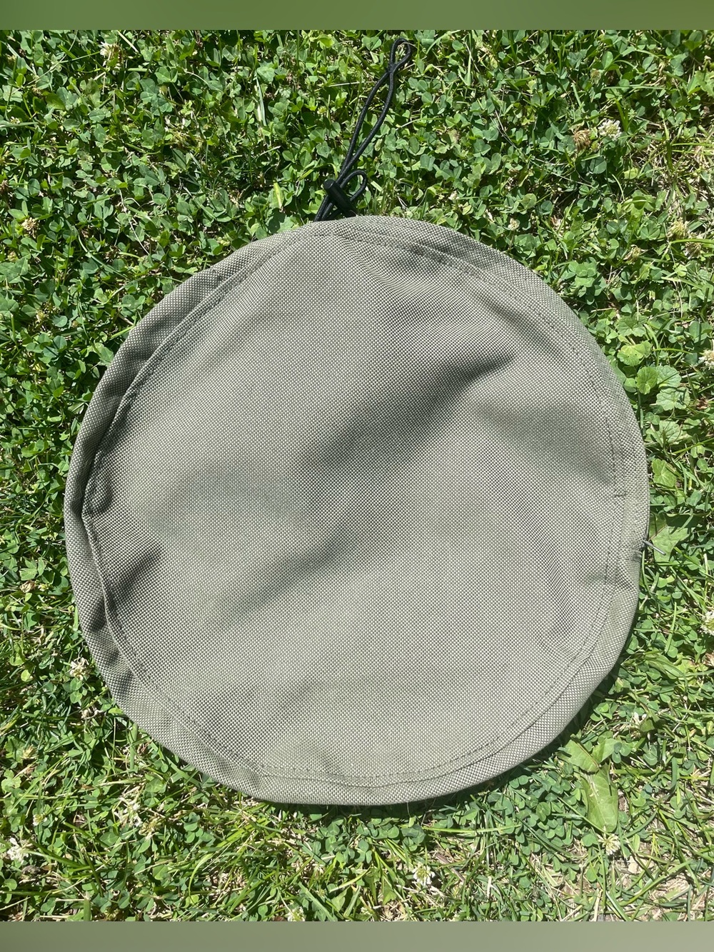 Round Olive Green IKEA Cusion